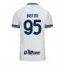 Inter Milan Alessandro Bastoni #95 Borte Drakt 2024-25 Kortermet